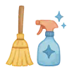 Industrial cleaning tools and home cleaning service