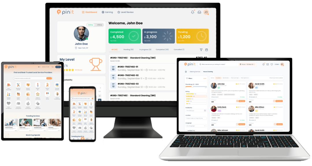 Pinit across all devices